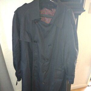 Vintage LONDON FOG Maincoats Mens Belted Trench Overcoat 42 Reg